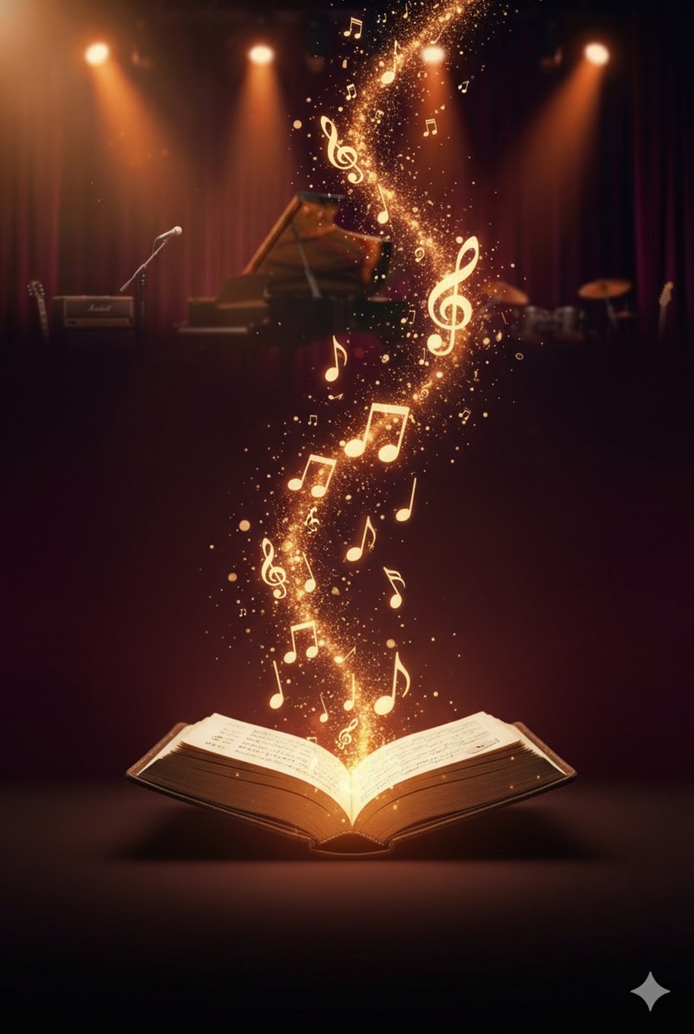Partitura com notas fluindo — Curso Partitura Fluente